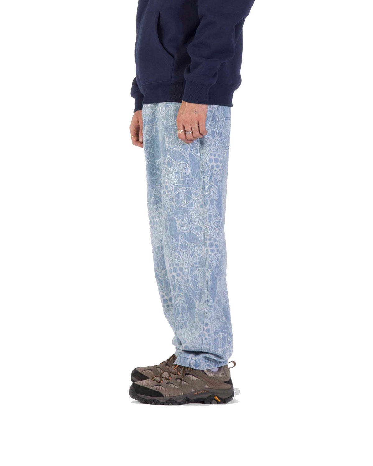 Pantalons Santa cruz Big Pants Dressen Spider, vue de profil porté