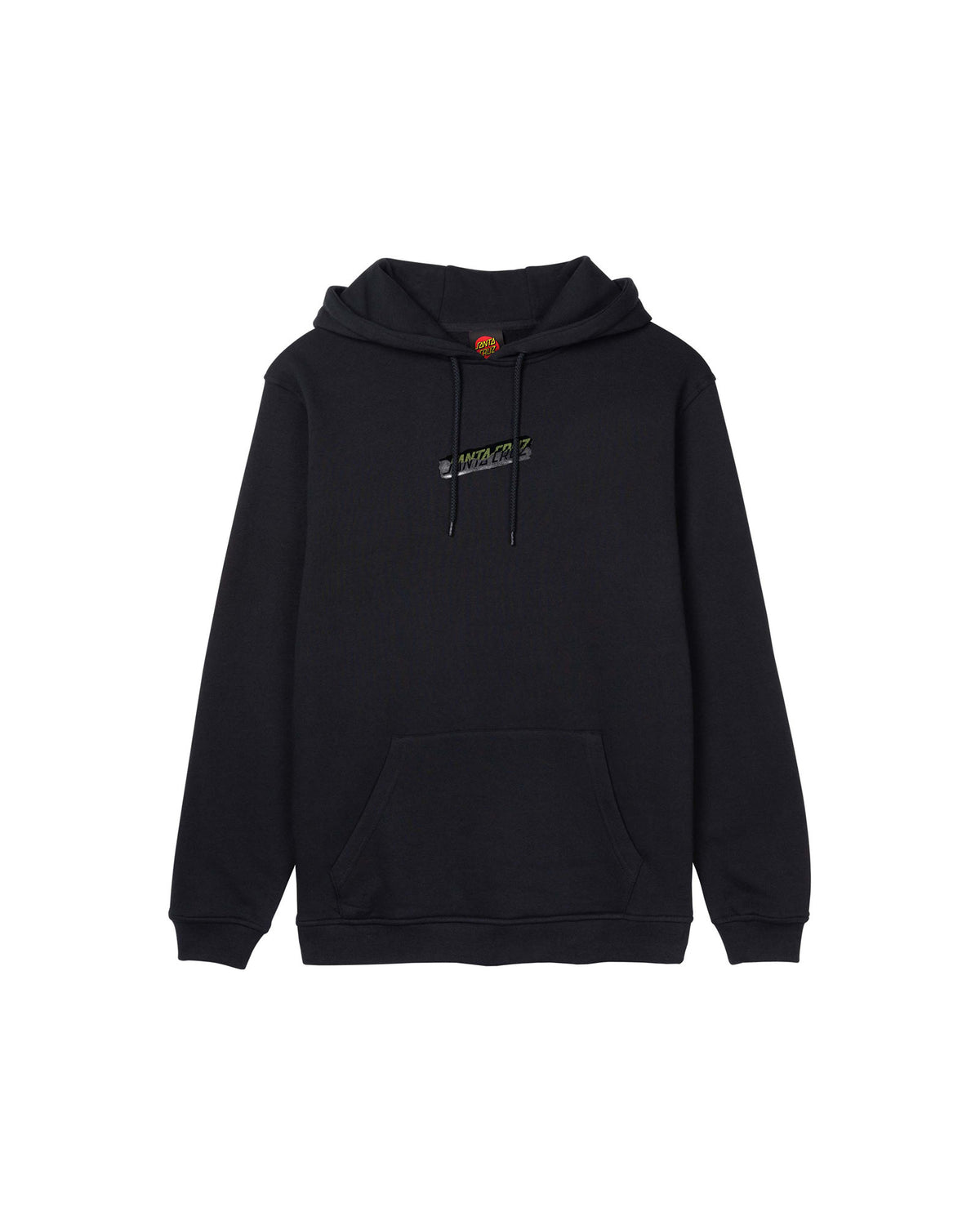 Sweatshirts Santa cruz Damaged Hand Hood Black, vue de face