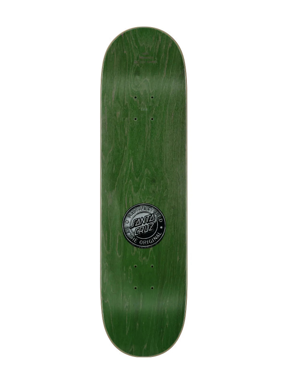 Planches de skate   Santa Cruz Deck Dollar Hand 8.25 X 31.8, vue de dessus