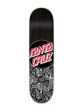 Planches de skate   Santa Cruz Deck Flier Collage Dot 8.125 X 31.7, vue de dessous
