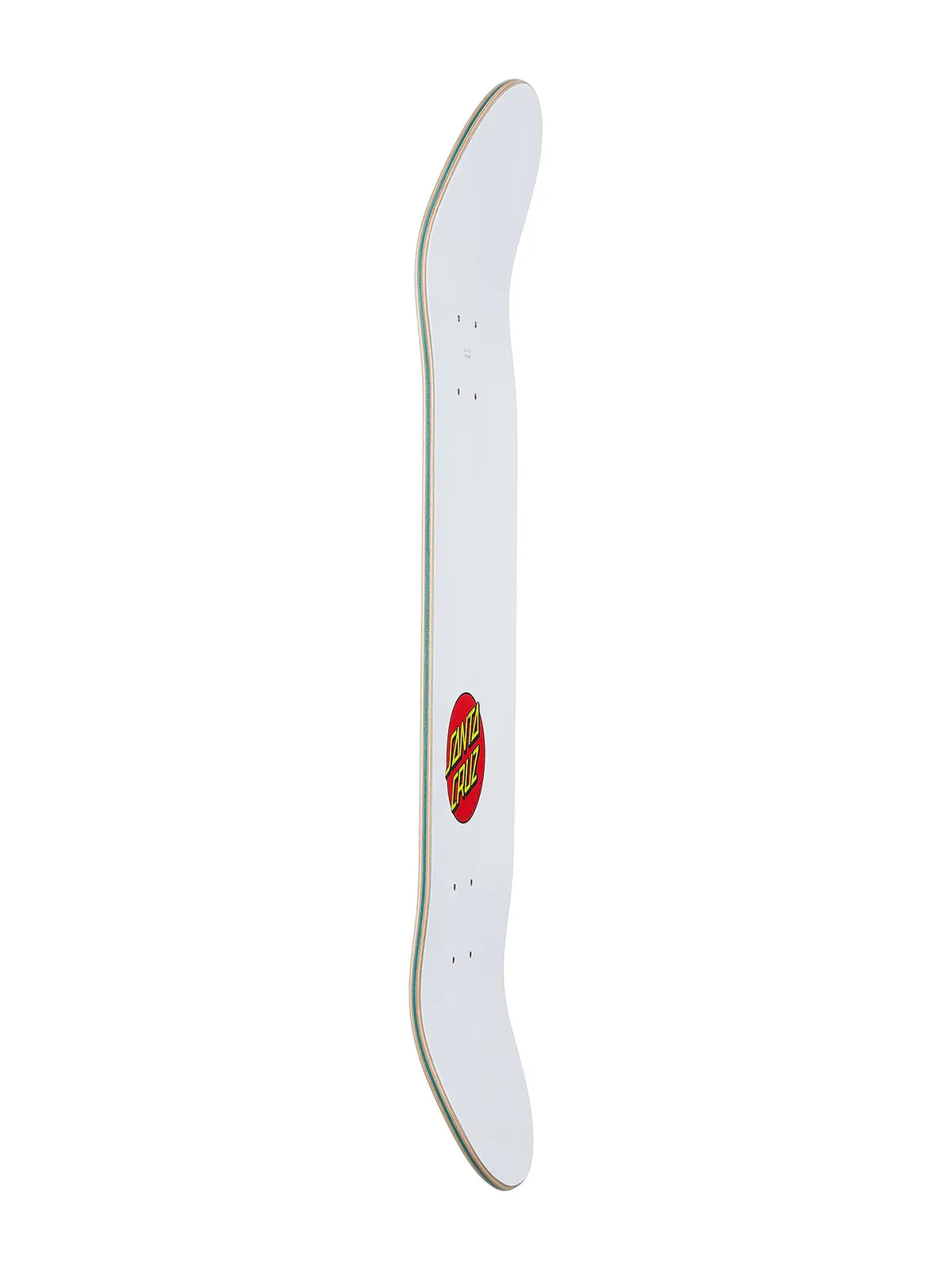 Planches de skate   Santa Cruz Deck Screaming Hand 8.25 X 31.8, vue de coté