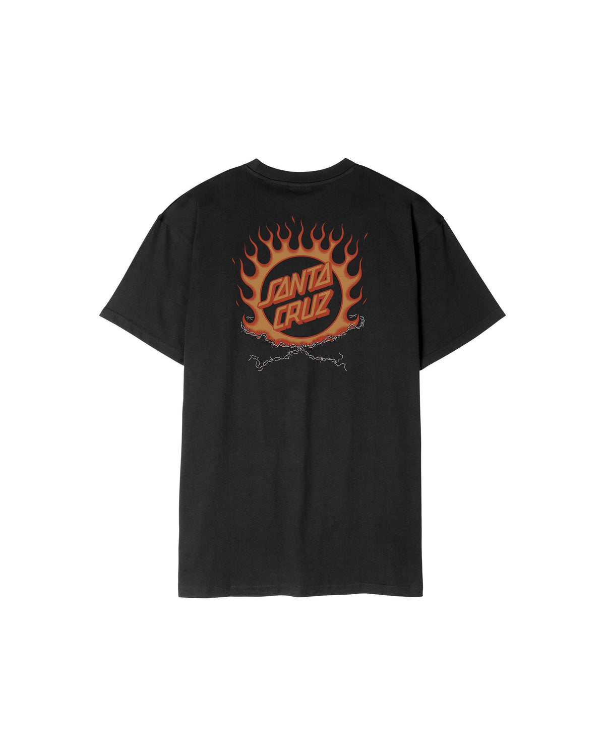 Teeshirts Santa cruz Forging Dot T-Shirt Black, vue de dos