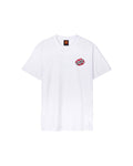 Teeshirts Santa cruz Grabke Exploding Dot T-Shirt White, vue de face