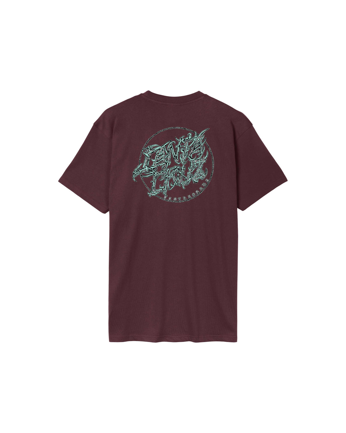 Teeshirts Santa cruz Scourge Dot T-Shirt Dark Plum, vue de dos