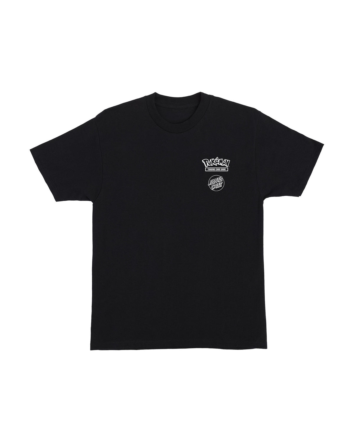 Teeshirts Santa Cruz T-Shirt Pokémon Power Dot Ss Black Black, vue de face