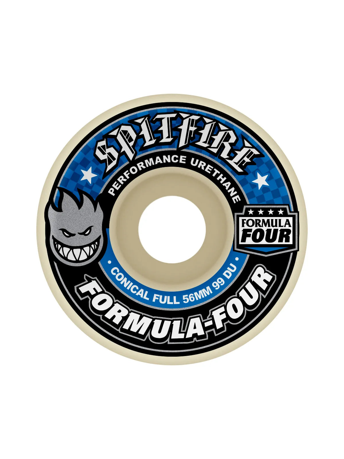 Roues de skate   Spitfire Wheels (Jeu De 4) 56Mm F4 99D Concl Full, vue face avant