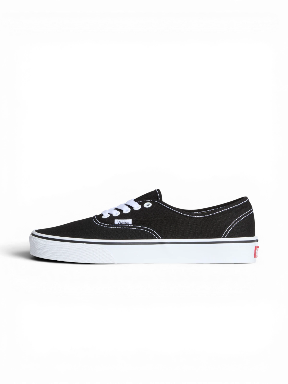 Chaussures de skateboard Vans Authentic Black, vue pied gauche