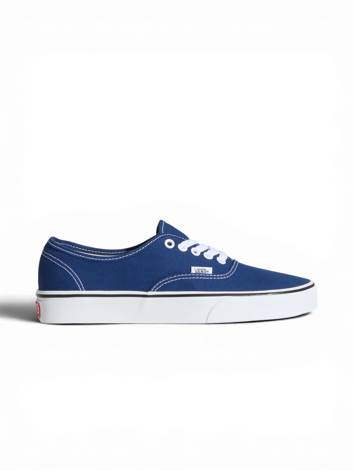 Chaussures de skateboard Vans Authentic Deep Indigo, vue de coté