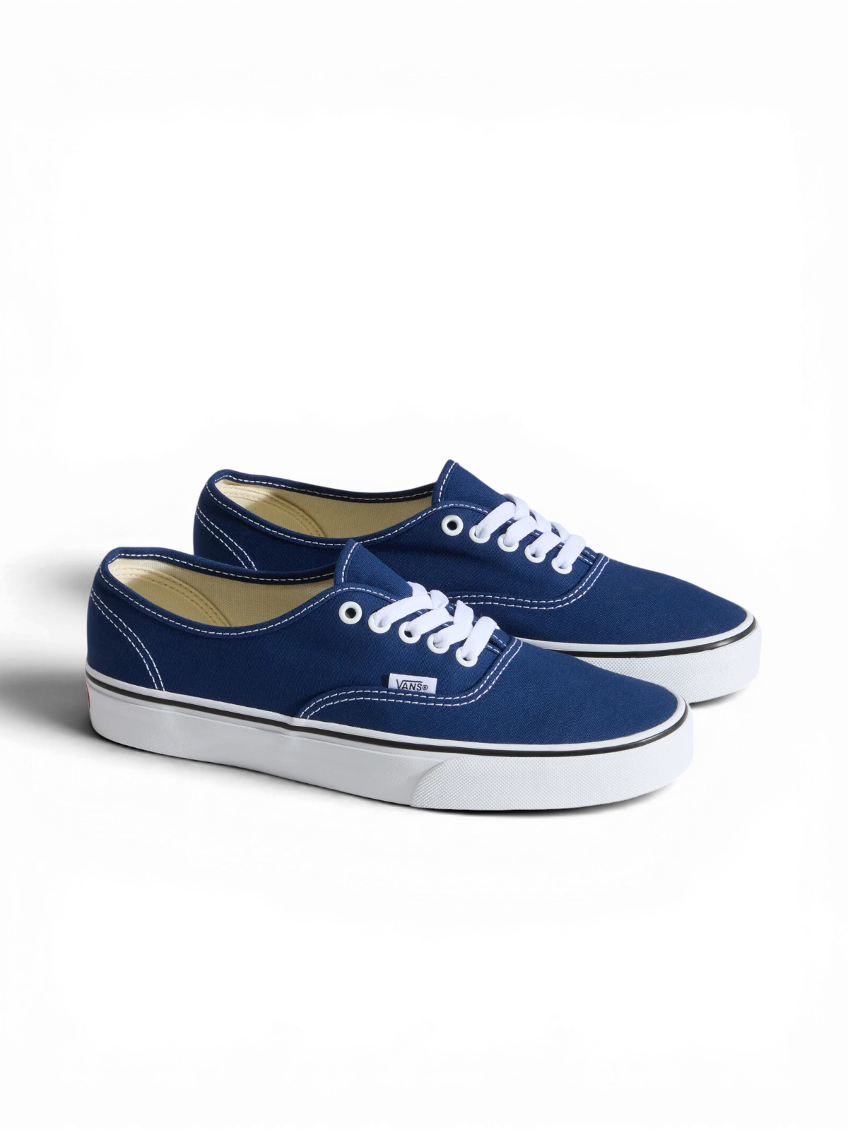 Chaussures de skateboard Vans Authentic Deep Indigo, vue de 3/4