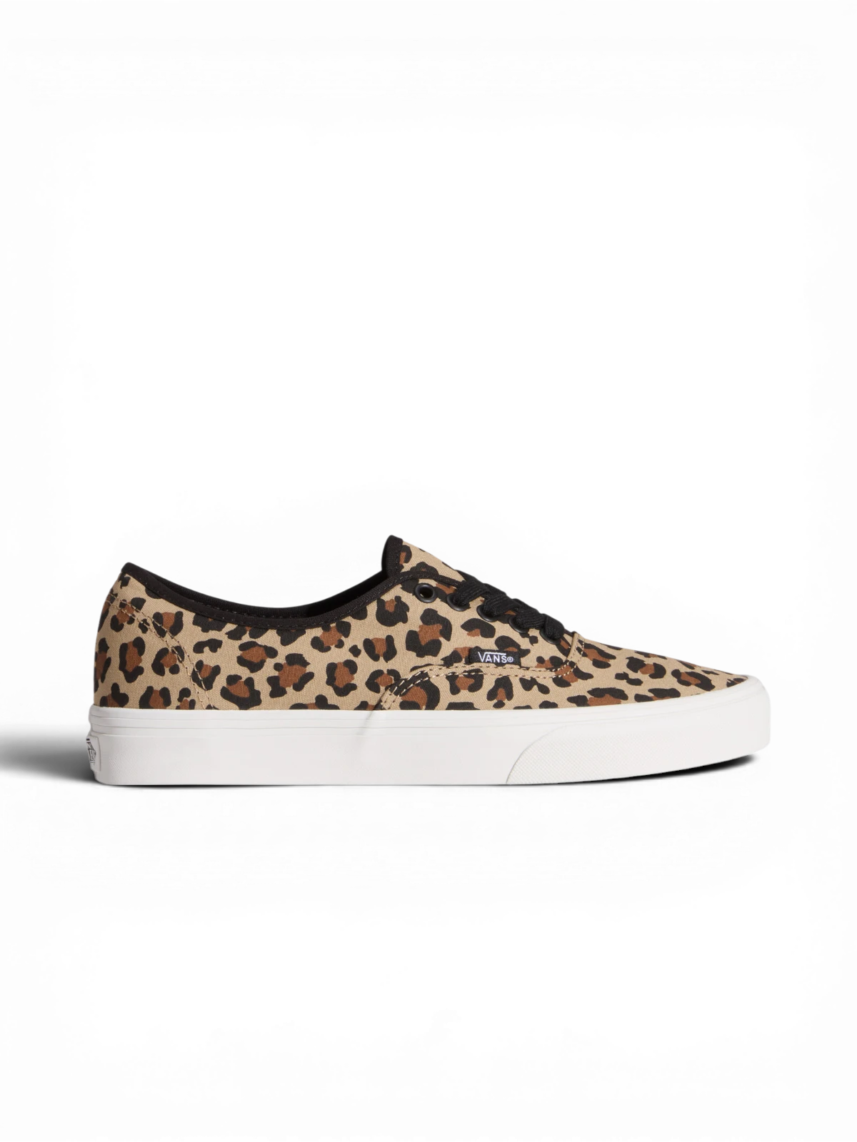 Chaussures de skateboard Vans Authentic Leopard, vue de coté