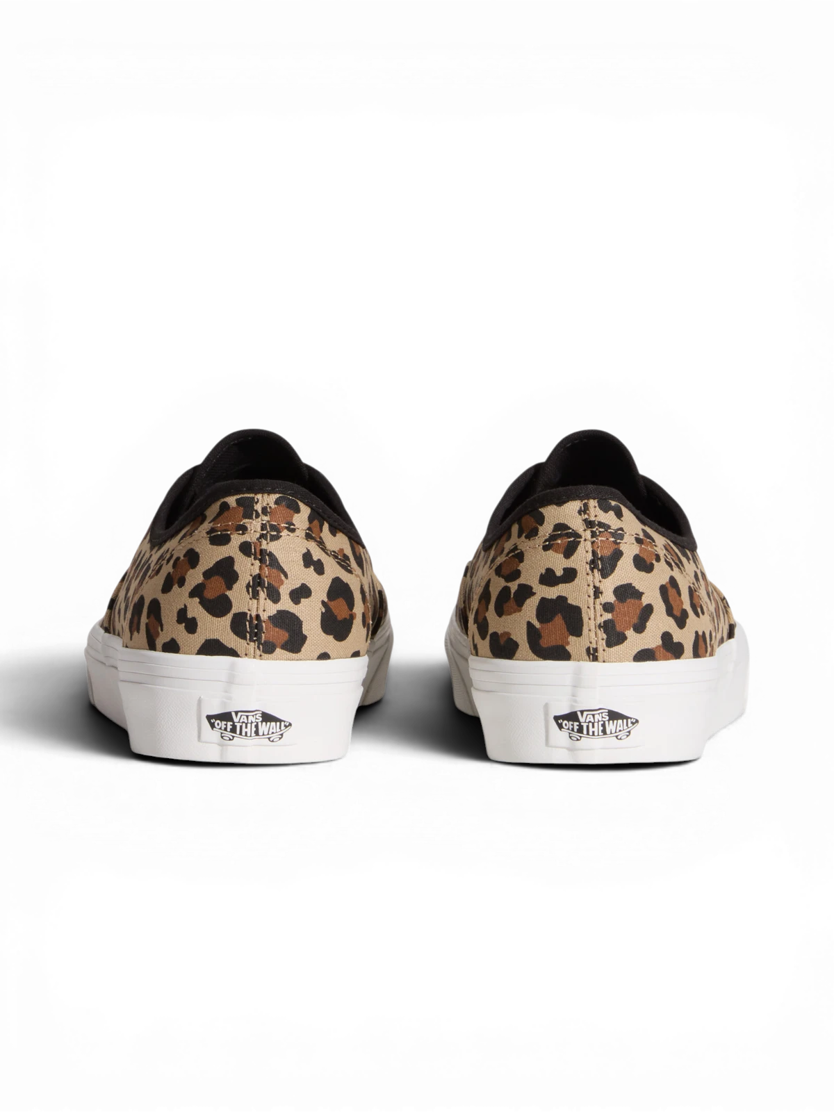Chaussures de skateboard Vans Authentic Leopard, vue de derrière