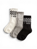 Chaussettes Vans Classic Check Crew Black/White, vue pack de coté