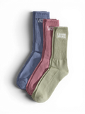 Chaussettes Vans Classic Crew Glacial Slate, vue pack de coté