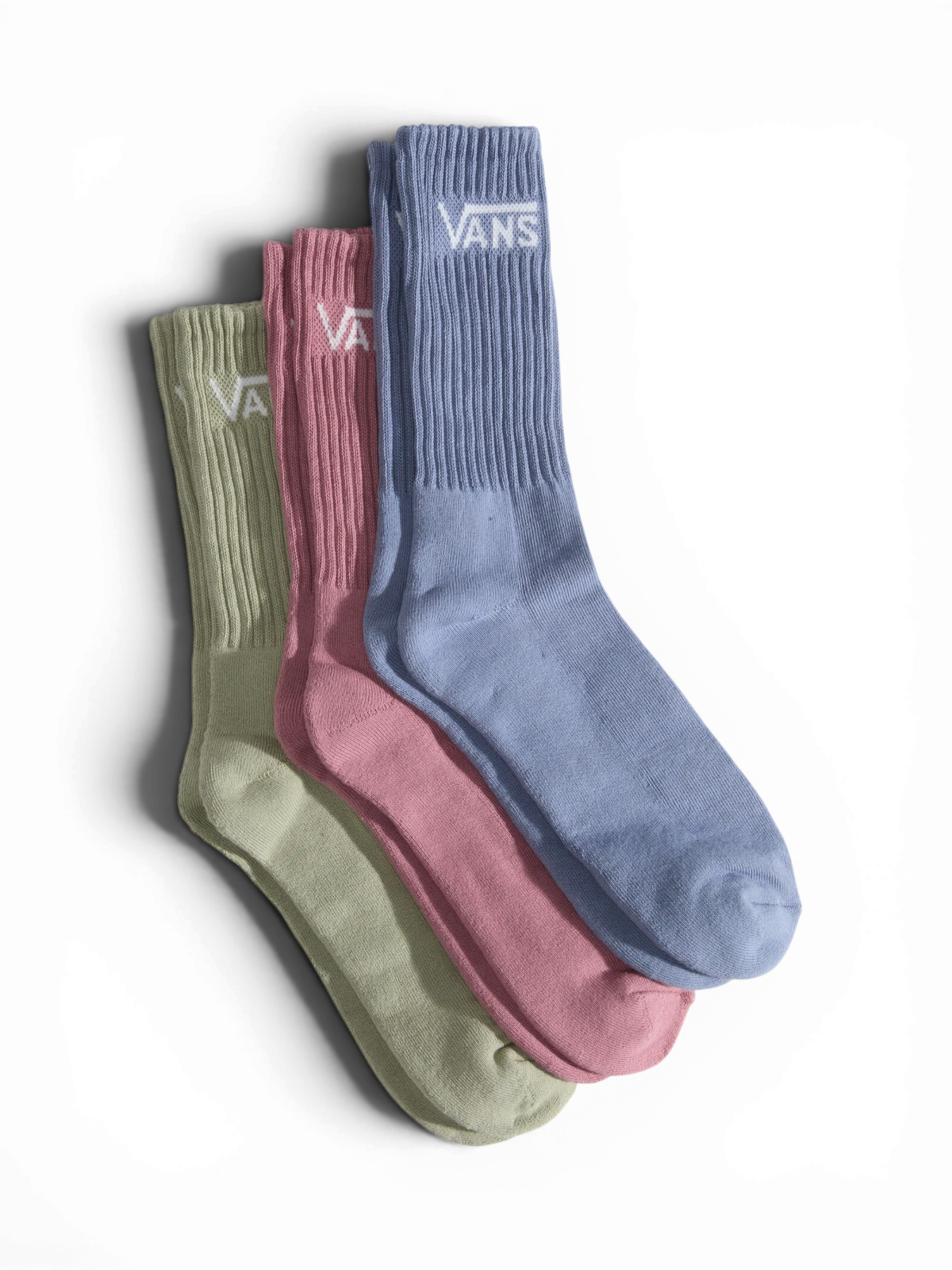Chaussettes Vans Classic Crew Glacial Slate, vue pack inversé
