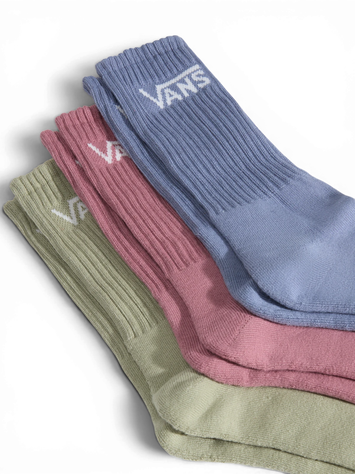 Chaussettes Vans Classic Crew Glacial Slate, vue pack détail