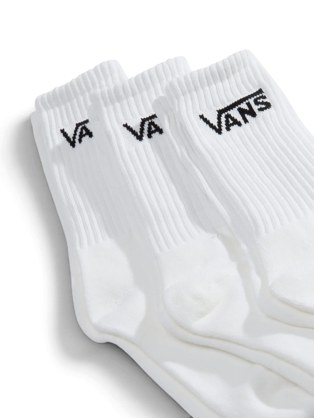Chaussettes Vans Classic Crew White, vue pack détail