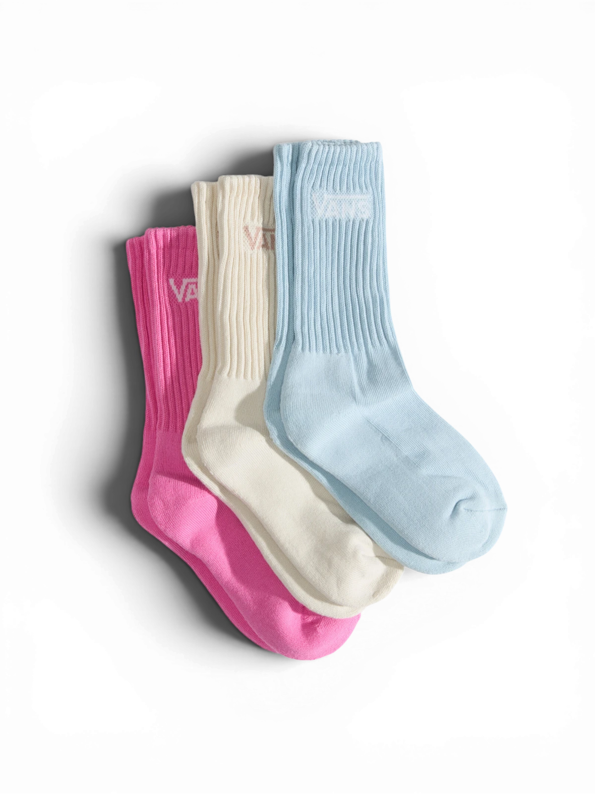 Chaussettes Vans Classic Crew Pink Fizz, vue pack inversé