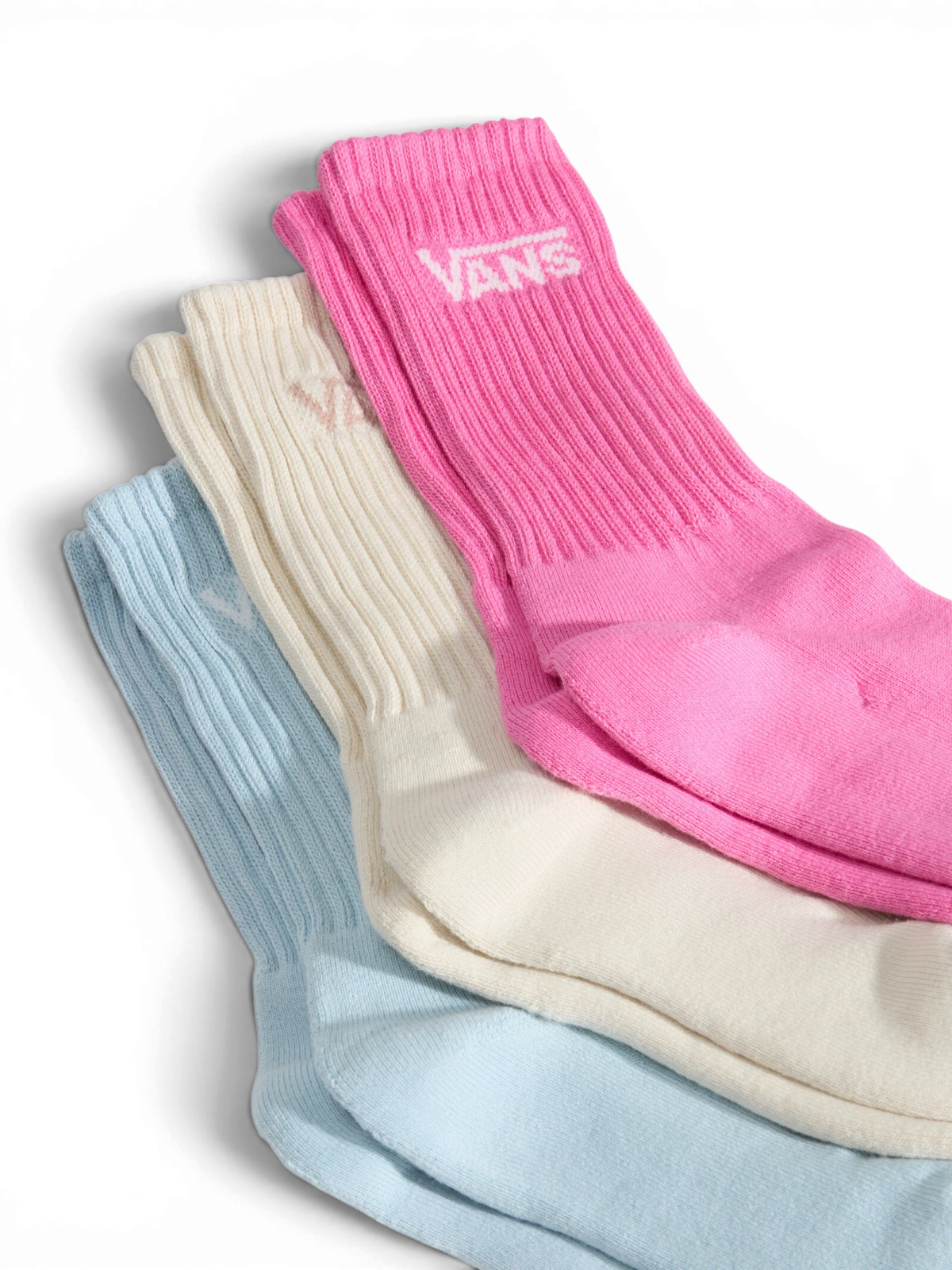 Chaussettes Vans Classic Crew Pink Fizz, vue pack détail
