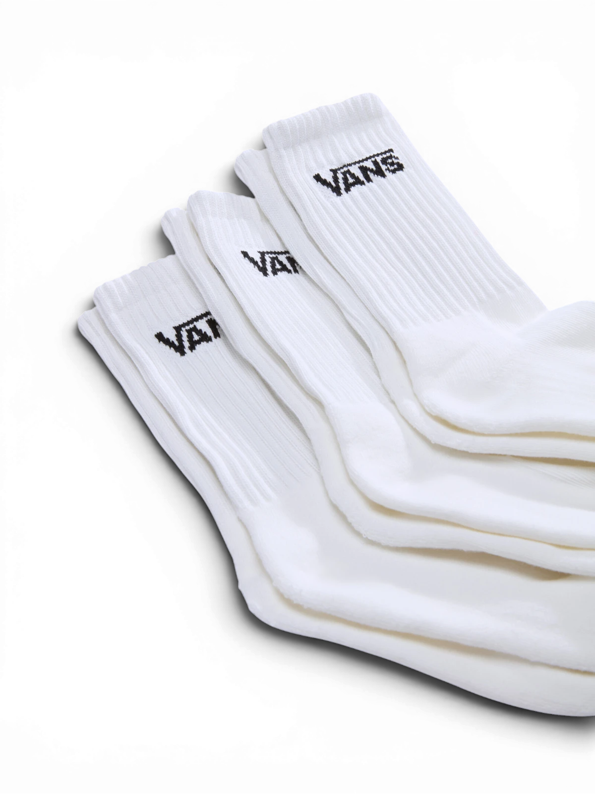Chaussettes Vans Classic Crew White, vue pack détail
