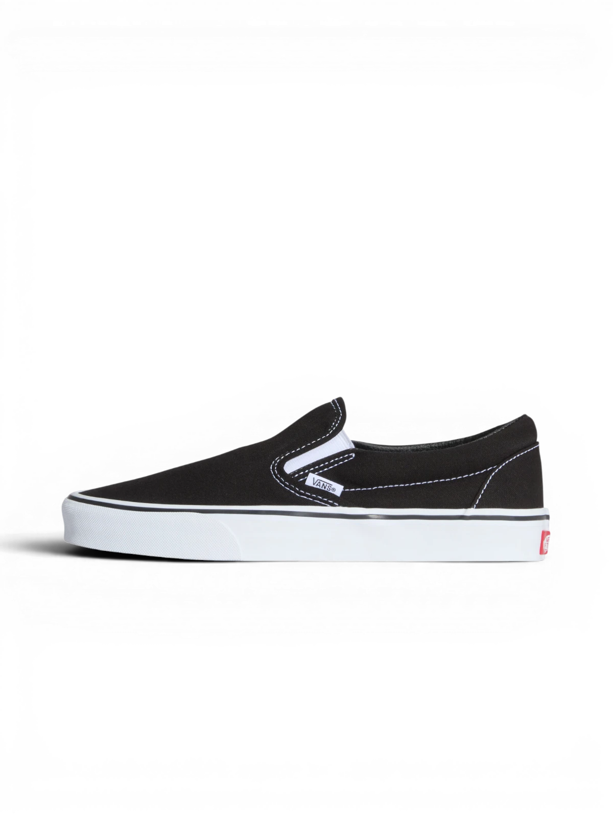 Chaussures de skateboard Vans Classic Slip-On Black, vue pied gauche