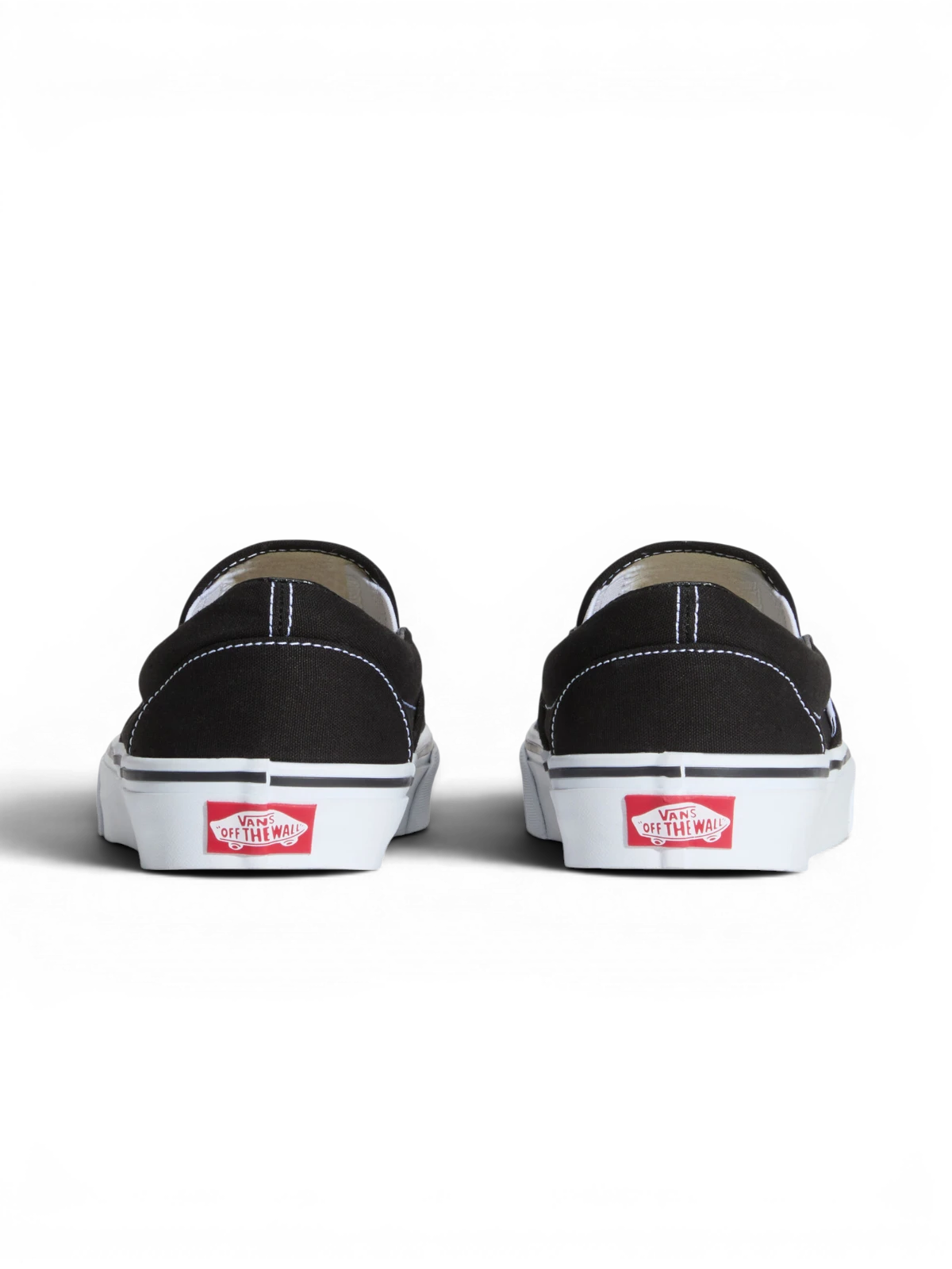 Chaussures de skateboard Vans Classic Slip-On Black, vue de derrière