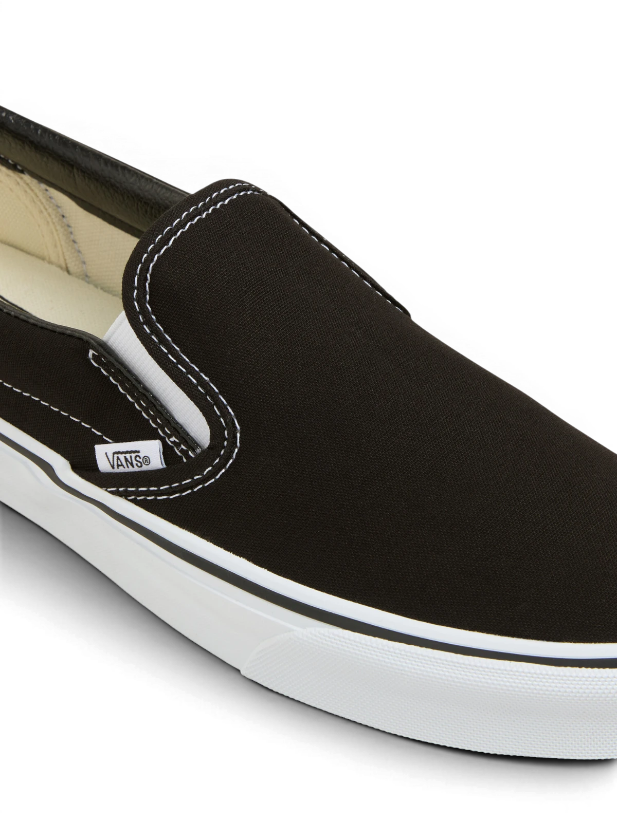 Chaussures de skateboard Vans Classic Slip-On Black, vue détail