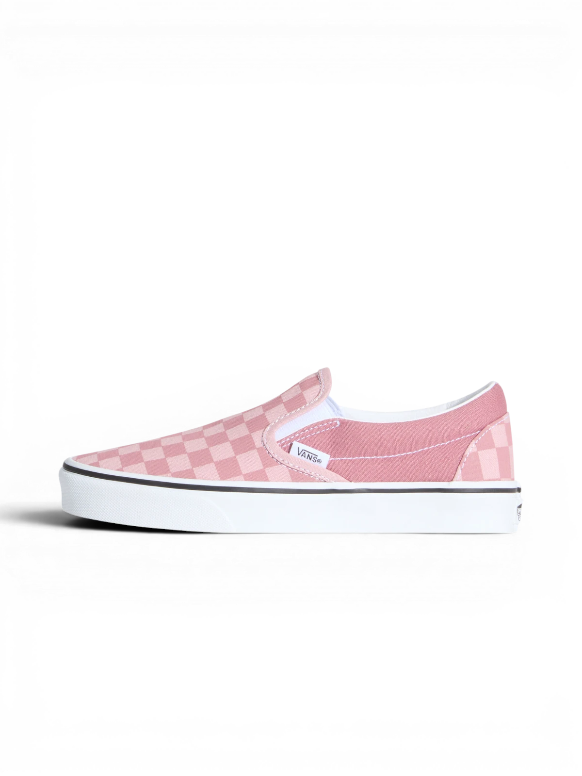 Chaussures de skateboard Vans Classic Slip-On Mauve, vue pied gauche