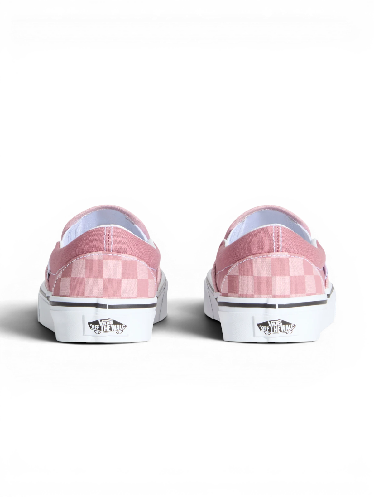Chaussures de skateboard Vans Classic Slip-On Mauve, vue de derrière