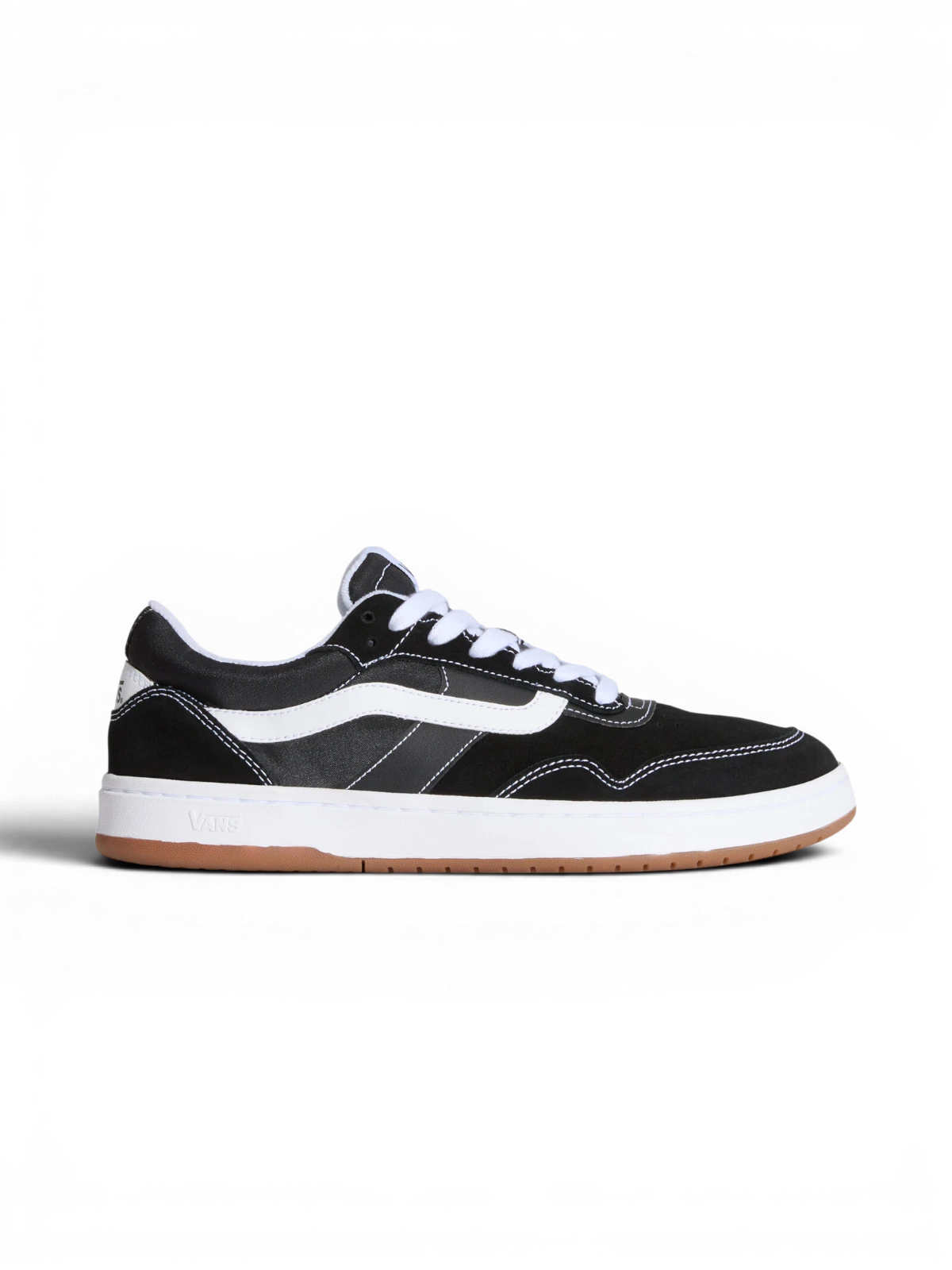 Chaussures de skateboard Vans Cruze 3.0 Black/White, vue de coté