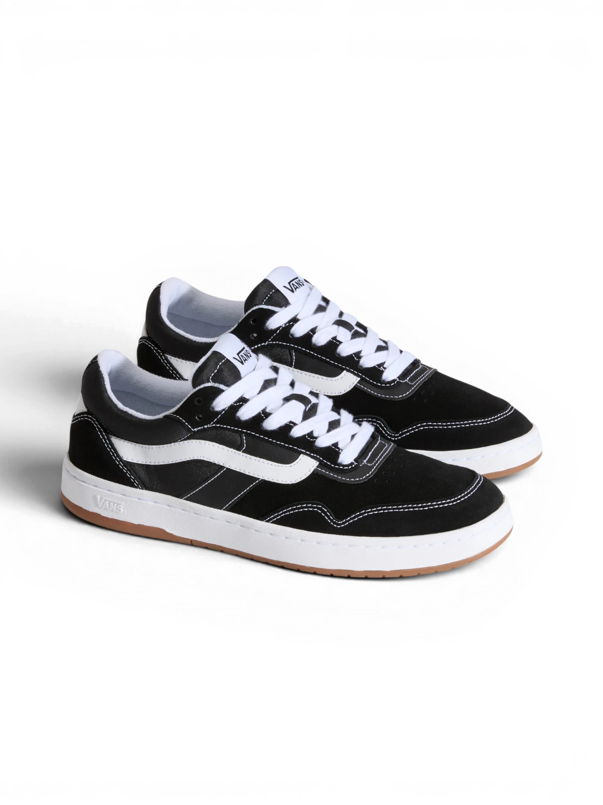 Chaussures de skateboard Vans Cruze 3.0 Black/White, vue de 3/4