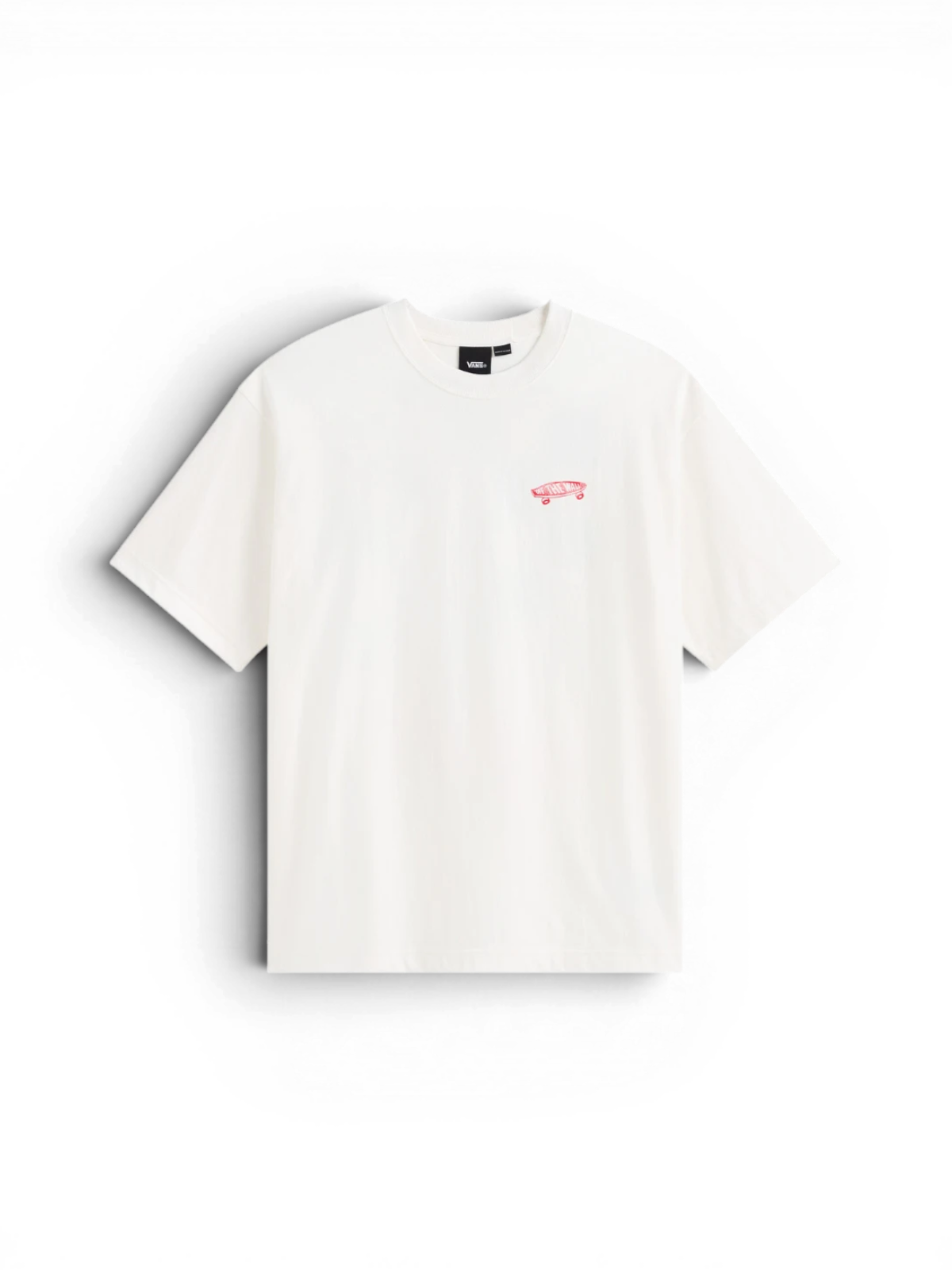Teeshirts Vans Full Deck Ss Tshirt Egret, vue avant