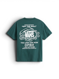 Teeshirts Vans Hot Lines Ss Tee Mystic Moss, vue arrière