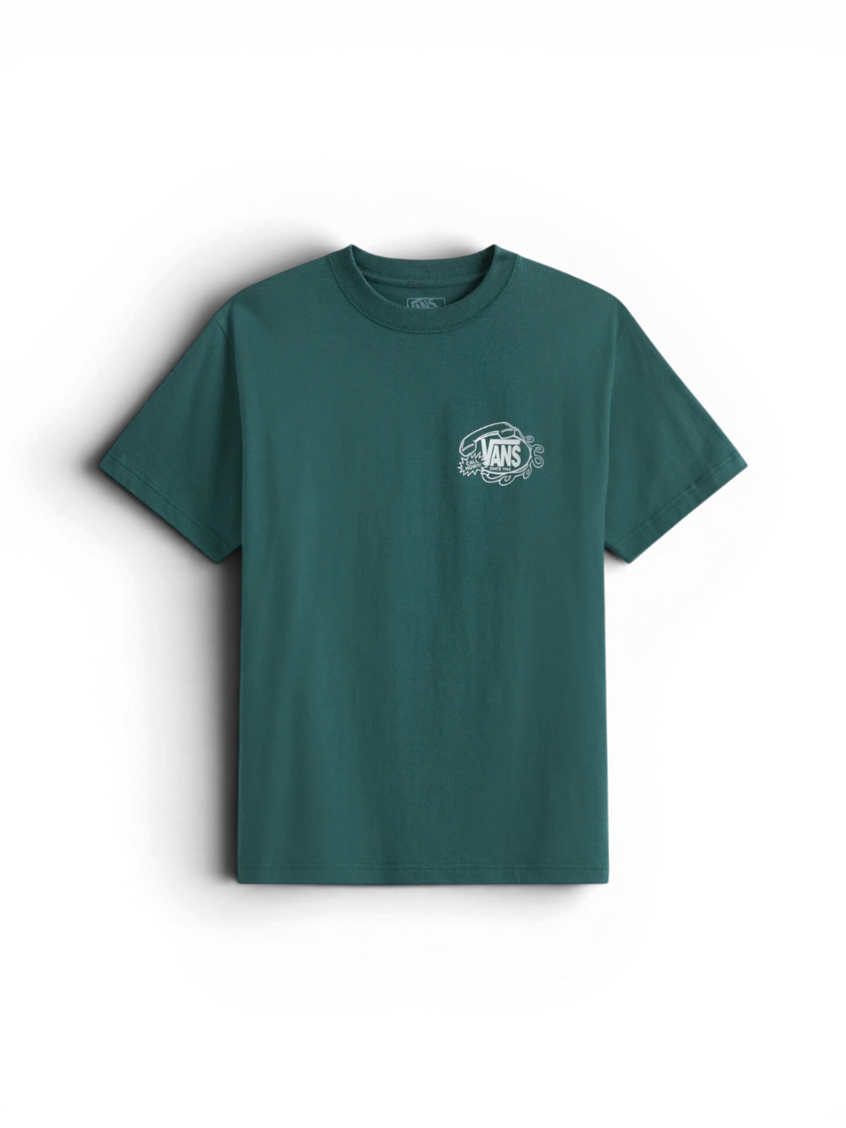 Teeshirts Vans Hot Lines Ss Tee Mystic Moss, vue avant