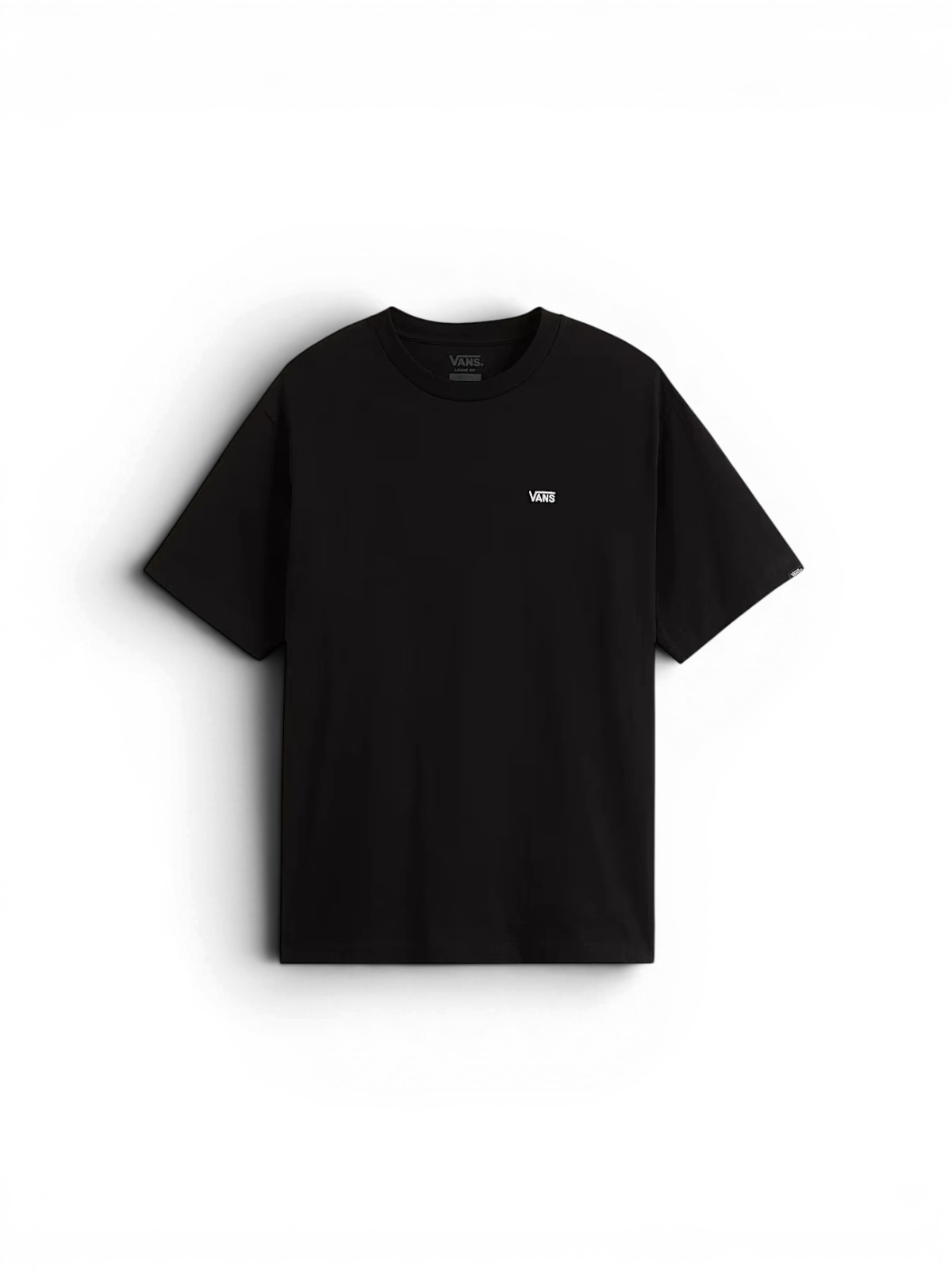 Teeshirts Vans Left Chest Ss Black, vue avant