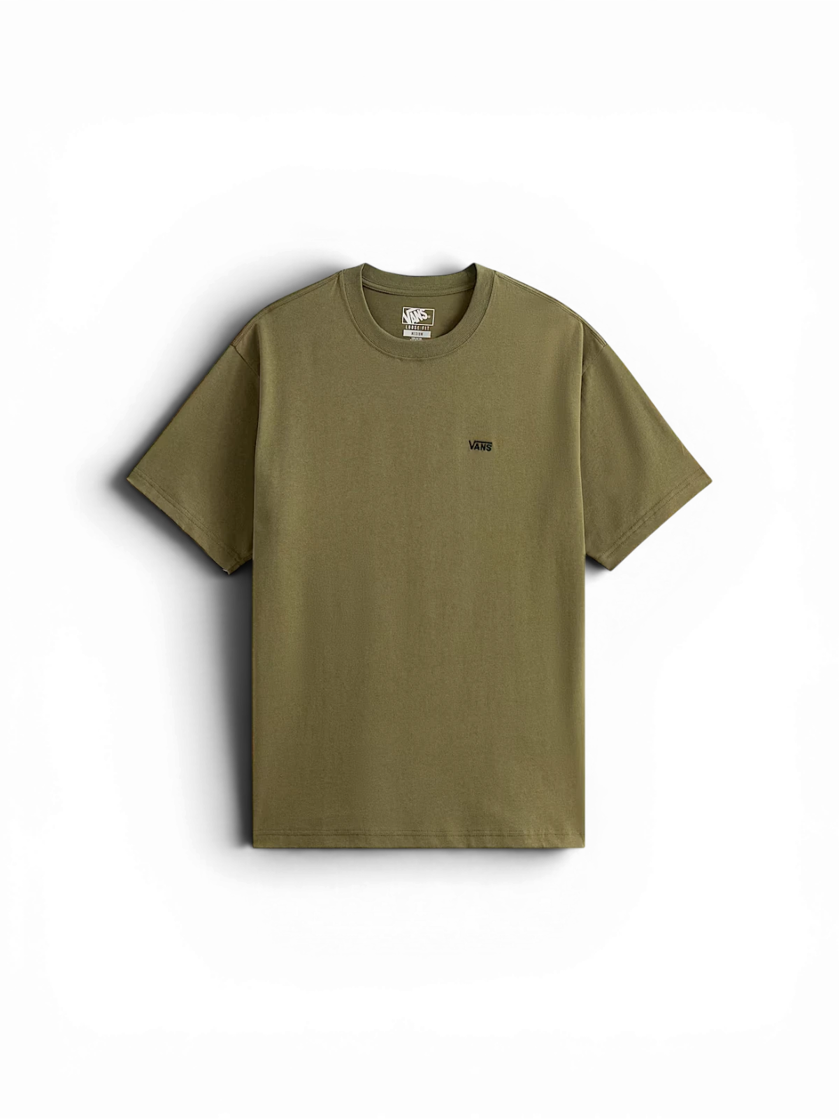 Teeshirts Vans Left Chest Ss Soft Sage, vue avant