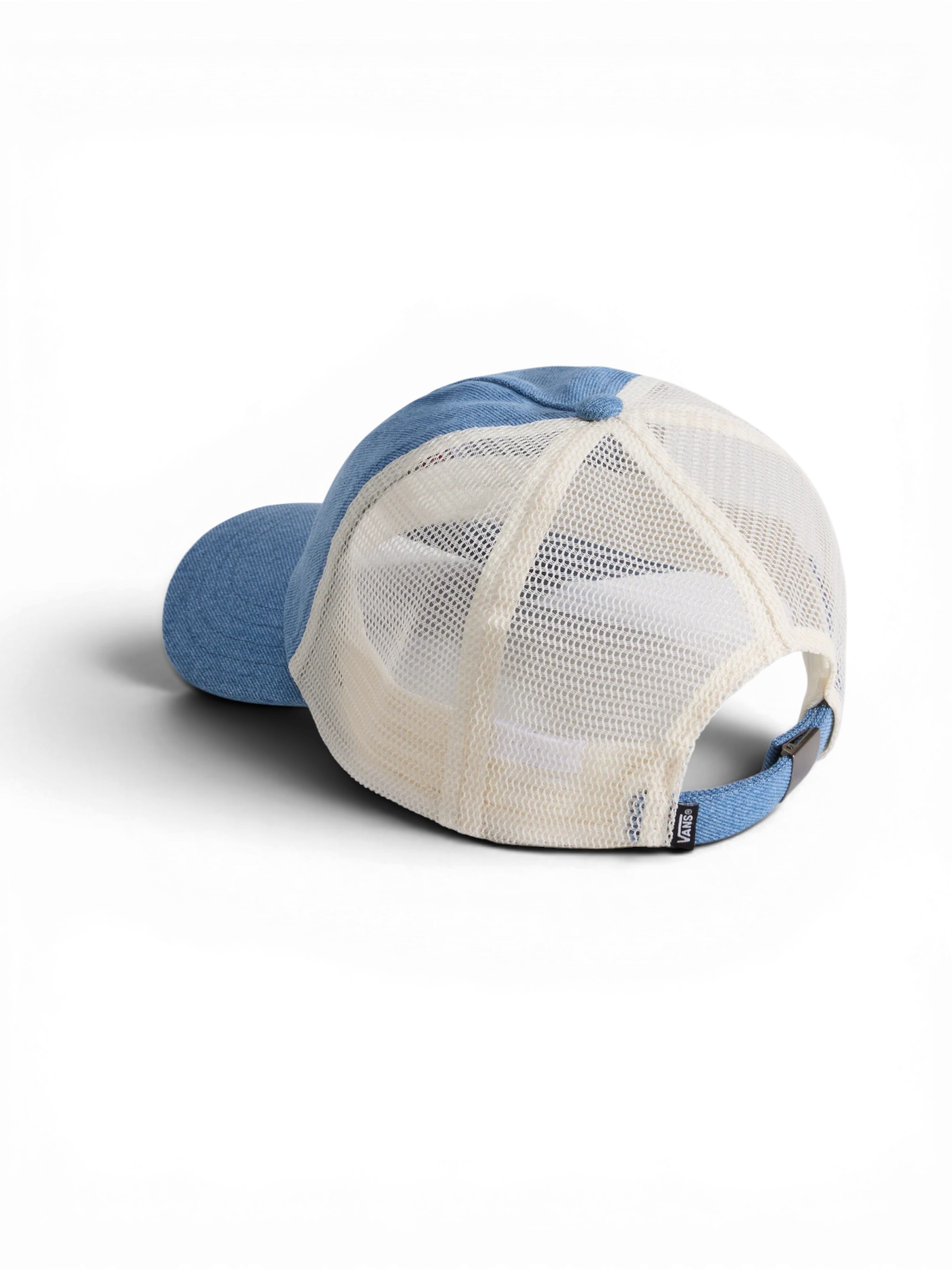 Casquettes Vans Marked Jockey Trucker Stonewash/Blue, vue 3/4 arrière