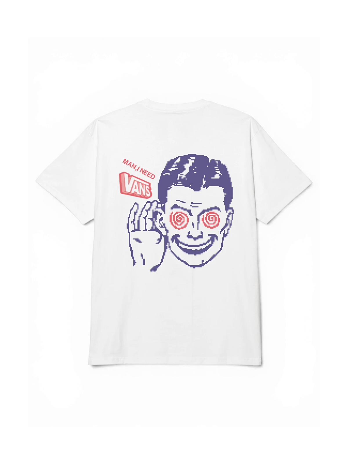 Teeshirts Vans Need Vans Ss Tee White, vue arrière