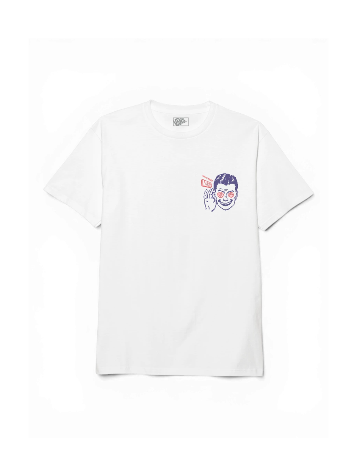 Teeshirts Vans Need Vans Ss Tee White, vue avant