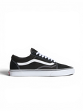 Chaussures de skateboard Vans Old Skool Black/White, vue de coté