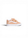 Chaussures de skateboard Vans Old Skool V Apricot Glow, vue de coté