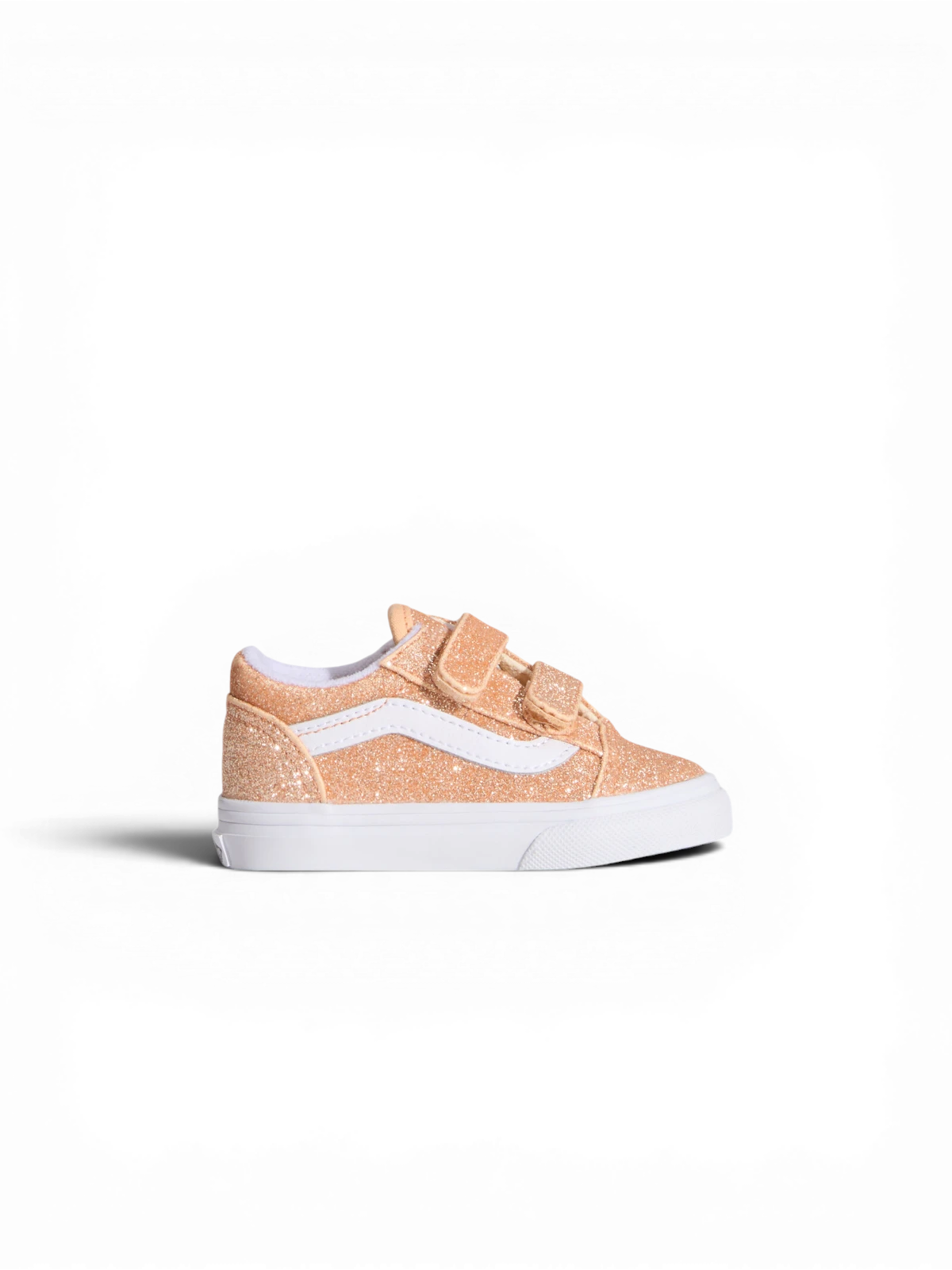 Chaussures de skateboard Vans Old Skool V Apricot Glow, vue de coté