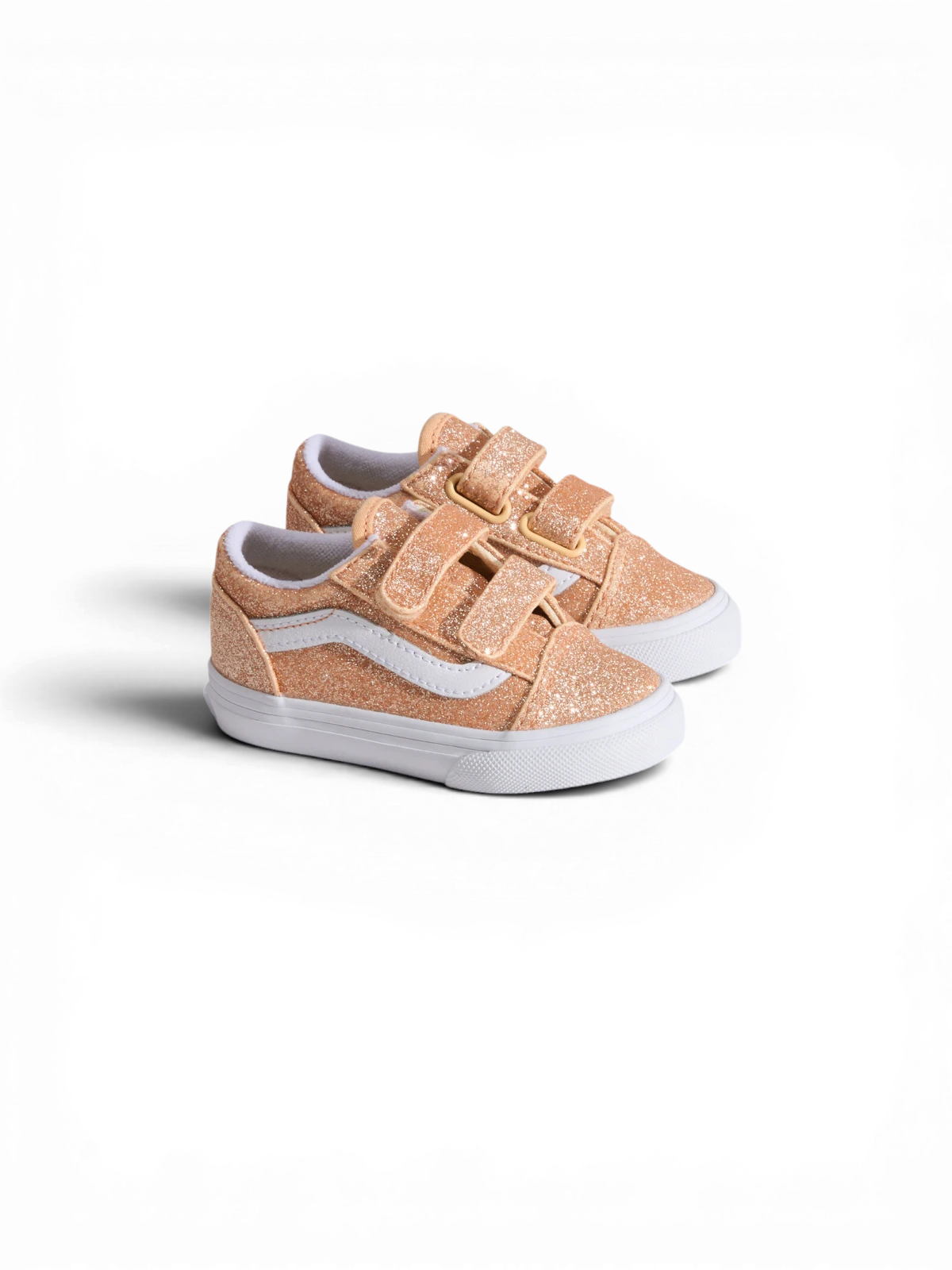 Chaussures de skateboard Vans Old Skool V Apricot Glow, vue de 3/4