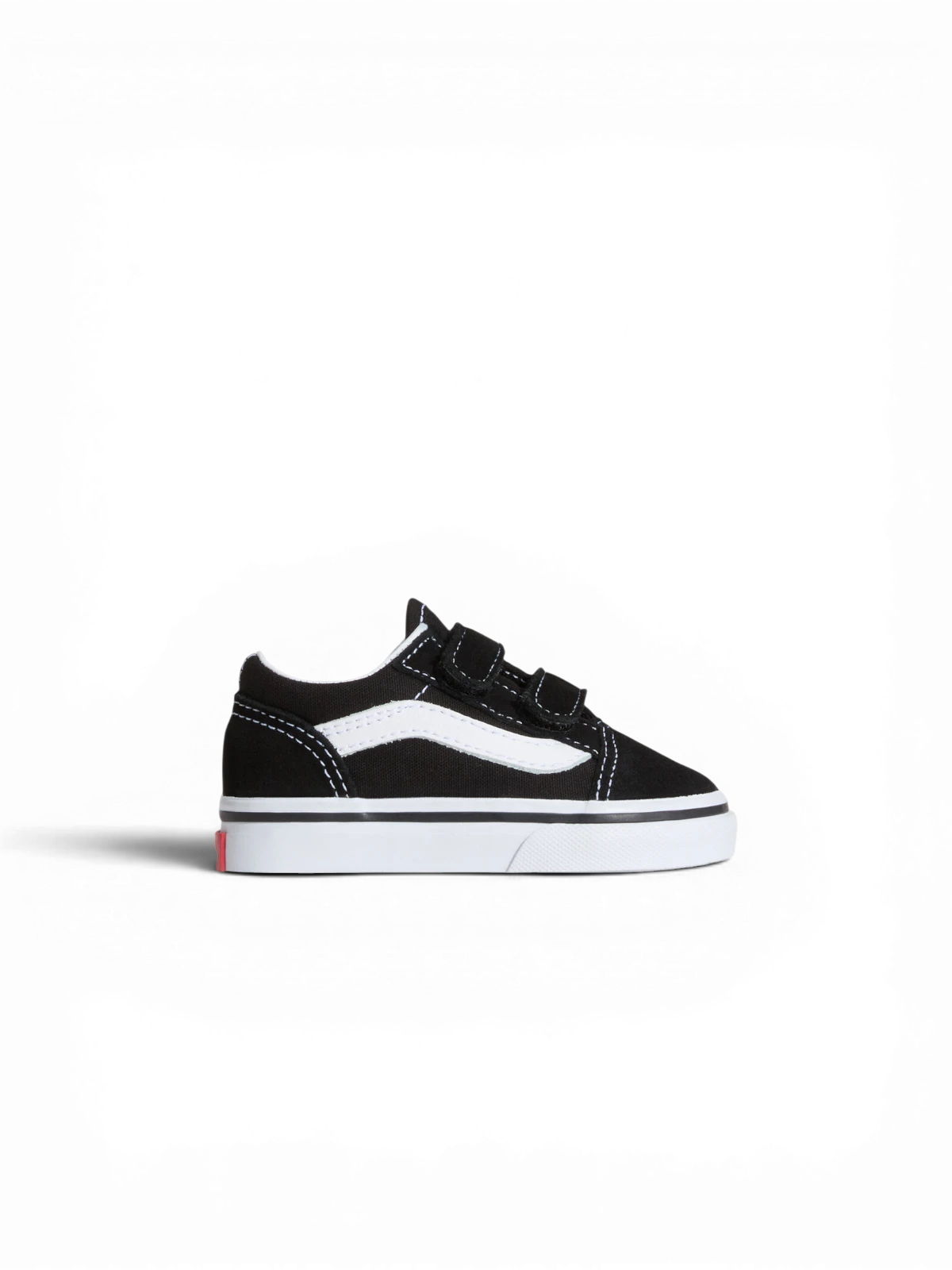 Chaussures de skateboard Vans Old Skool V Black, vue de coté