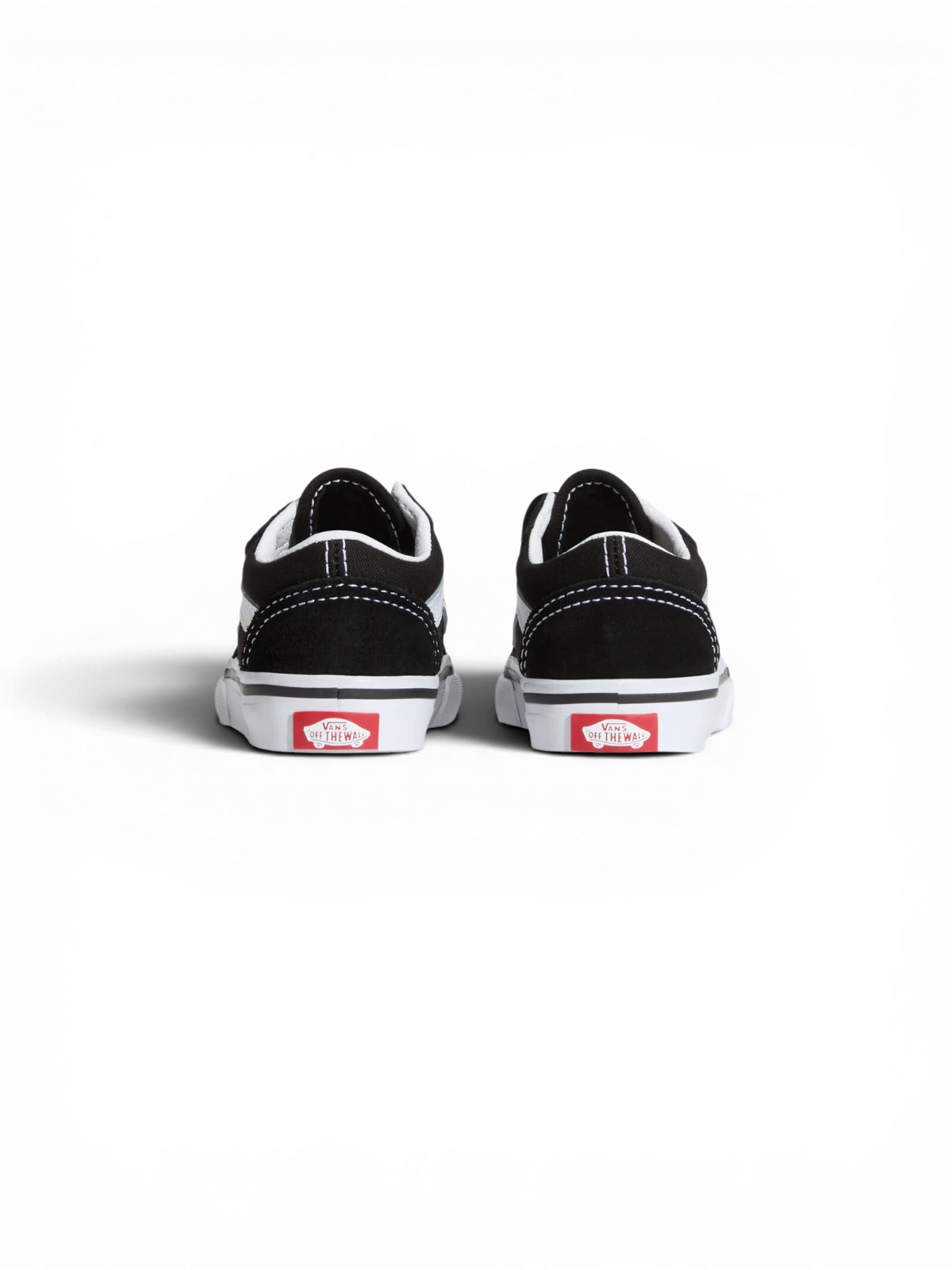 Chaussures de skateboard Vans Old Skool V Black, vue de derrière