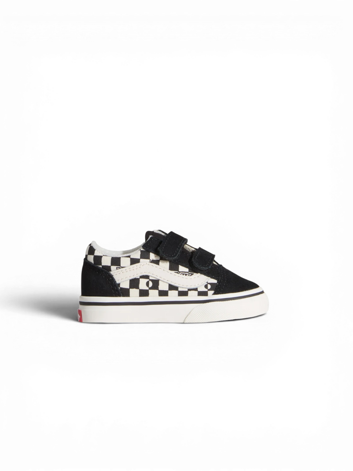 Chaussures de skateboard Vans Old Skool V Black/White, vue de coté