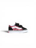 Chaussures de skateboard Vans Old Skool V Diva Pink, vue de coté