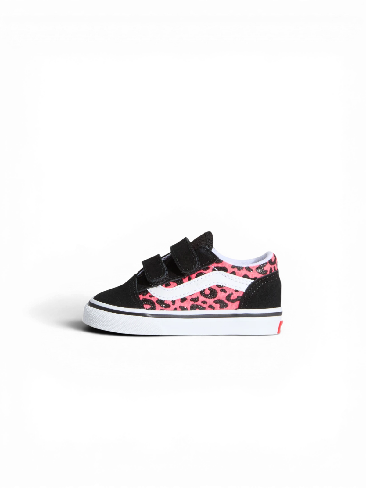 Chaussures de skateboard Vans Old Skool V Diva Pink, vue pied gauche