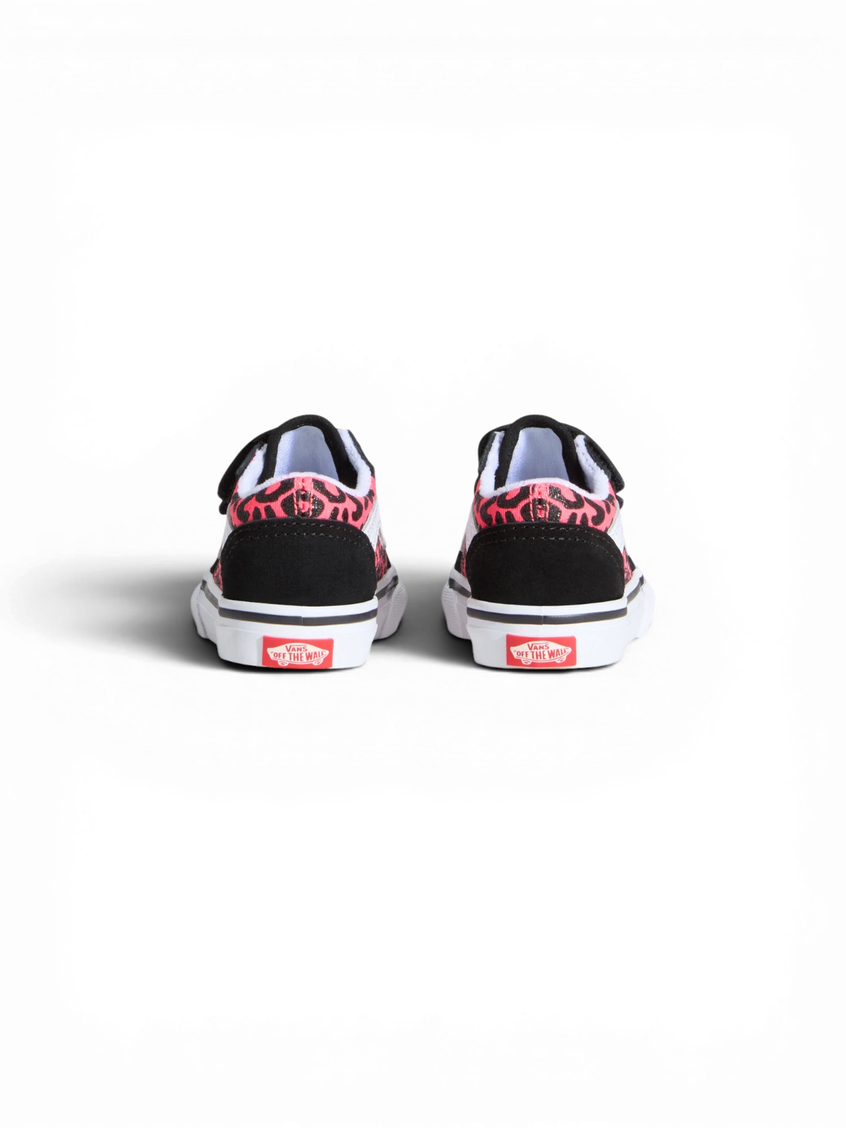 Chaussures de skateboard Vans Old Skool V Diva Pink, vue de derrière