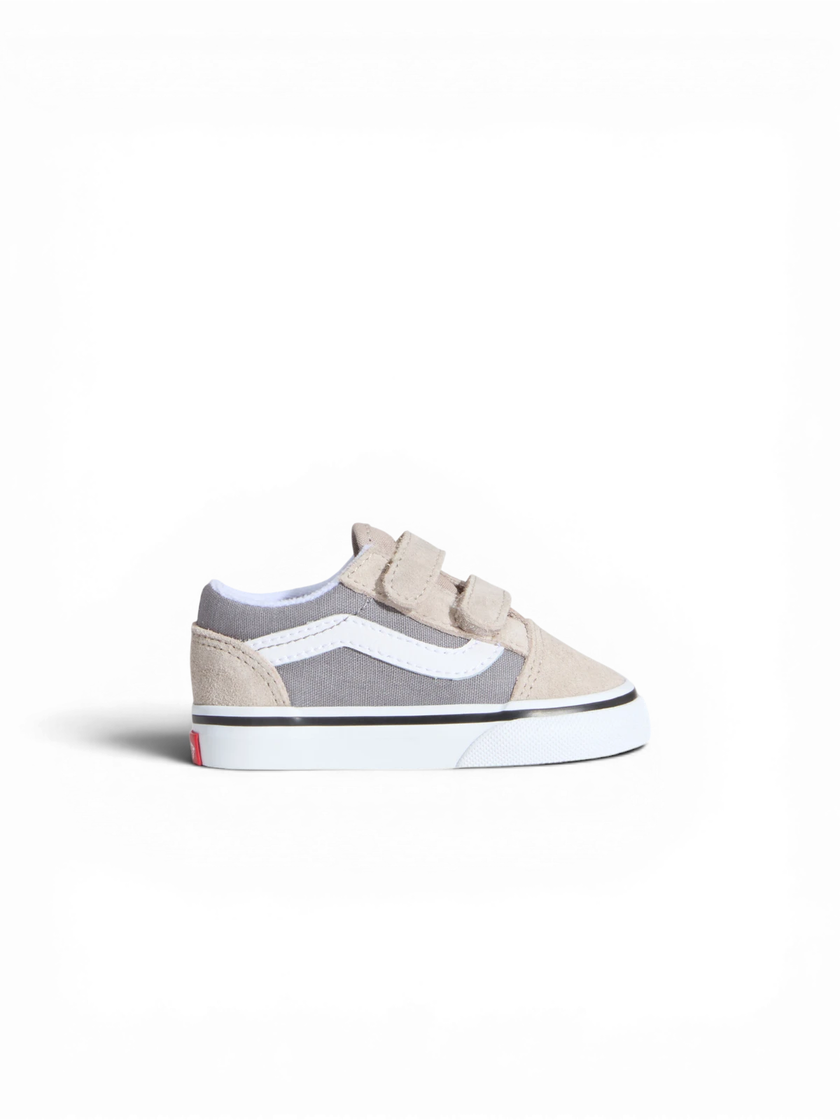 Chaussures de skateboard Vans Old Skool V Frost Gray, vue de coté