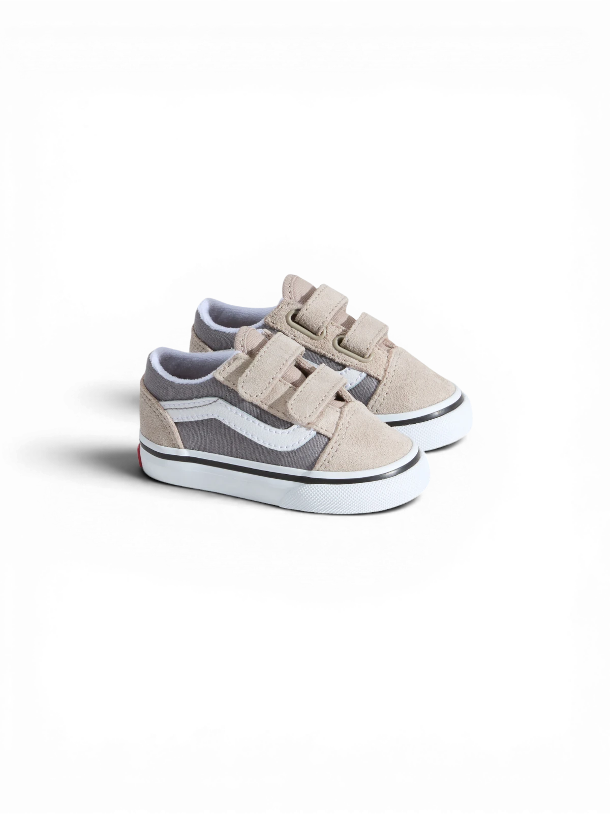 Chaussures de skateboard Vans Old Skool V Frost Gray, vue de 3/4